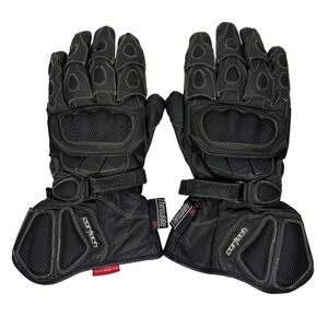 Cortech Scarab Winter Leather Motorcycle Gloves Black Large 10 Thinsulate Hipora